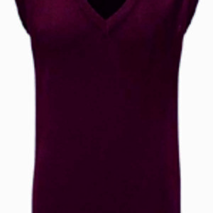 Knitted Slipover Maroon