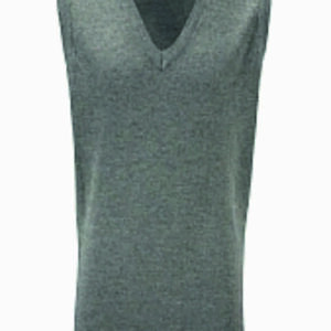 Knitted Slipover Mid Grey