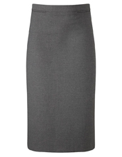 Senior Straight School Skirt Grey