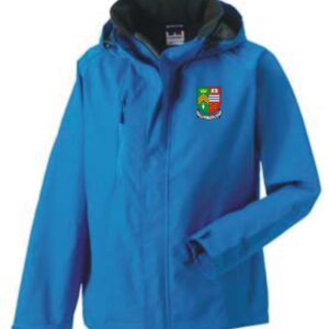 Dunblane High School Rainjacket Azure Blue