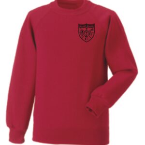 Allans Primary School Bright Red Sweatshirt