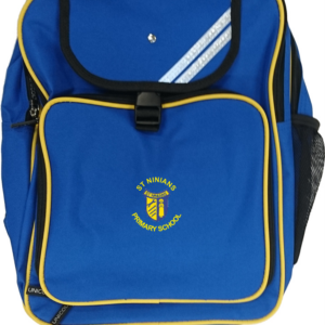 St Ninians Primary School Backpack Royal/Gold