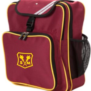 St Marthas PS Backpack Maroon/Gold