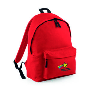 Bankier Primary School Red Backpack