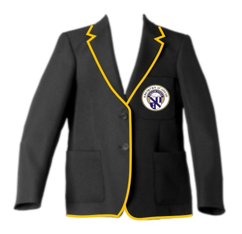 Broxburn Academy Girls Strathbrock House Captain Blazer Gold Braid