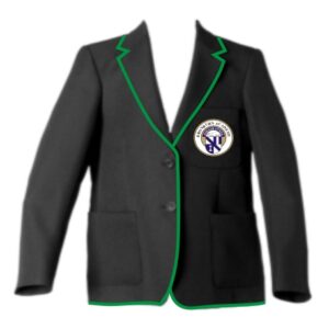 Broxburn Academy Girls Almondell House Captain Blazer Green Braid