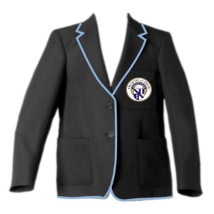 Broxburn Academy Girls Cardross House Captain Blazer Sky Blue Braid