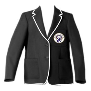 Broxburn Academy Girls School Vice Captain Blazer White Braid