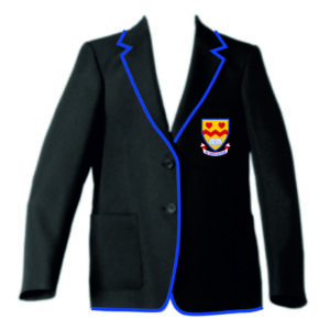 Cardinal Newman High School Braided Girls Blazer Black
