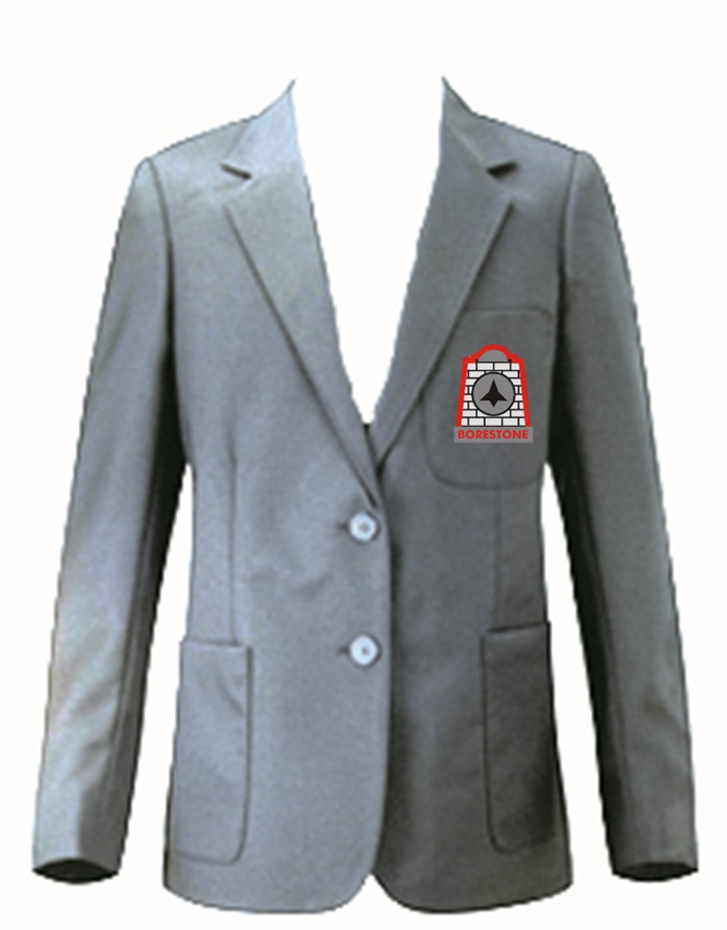 Borestone Primary School Girls Grey Blazer with Badge