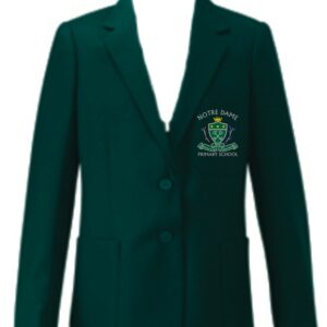 Notre Dame Primary School Girls Blazer Green