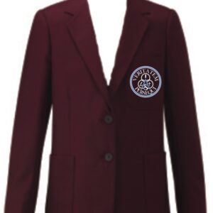 St Athanasuis PS Girls Polyester Maroon Blazer