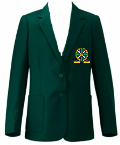St Patricks Primary School Girls Blazer Green