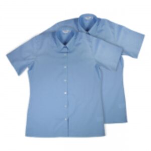 St Bernadettes PS Sky Short Sleeve Blouse