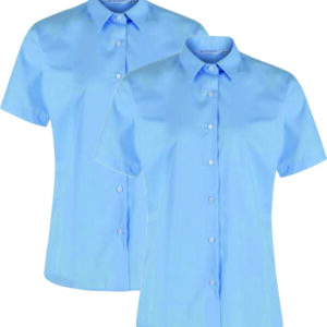 Our Lady of the Rosary PS S/S Twinpack Blouse Blue
