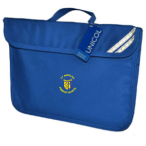 St Ninians Primary School Book Bag Royal
