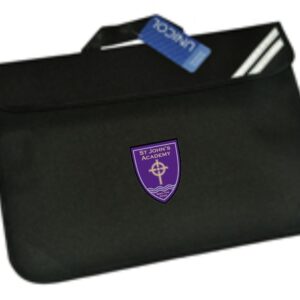 St John's Academy PS Book Bag Black