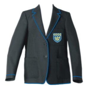 Renfrew High School Girls Braided Blazer Black