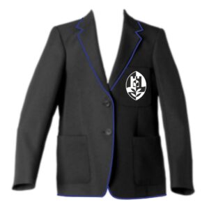 Castlemilk High School Boys Braided Senior Blazer Black