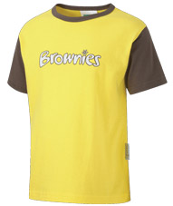 Brownies Yellow Short Sleeved Tshirt