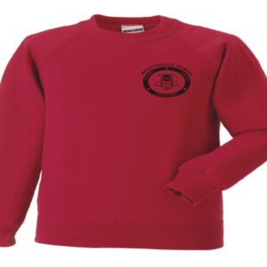 Mosstodloch PS Bright Red Crew Neck Sweat