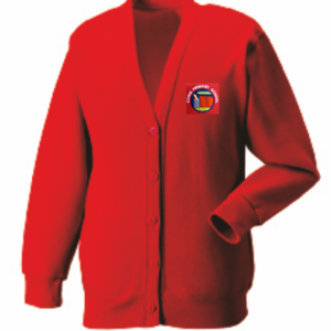 Cowie Primary School Cardigan Classic Red