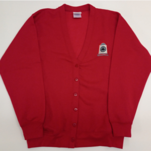 Borestone Primary School Sweat Cardigan Red