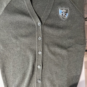 Our Lady and St Francis PS Knitted Cardigan Mid Grey