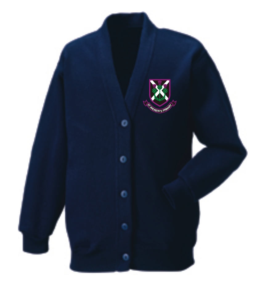St Andrews Primary School Cumbernauld Cardigan Navy