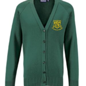 St Patricks PS Kilsyth Knitted Cardigan Bottle