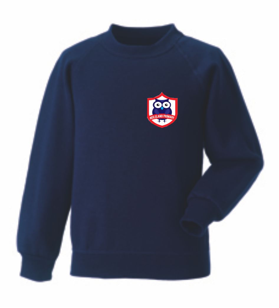 Neilsland Primary School Crew Neck Sweatshirt Navy