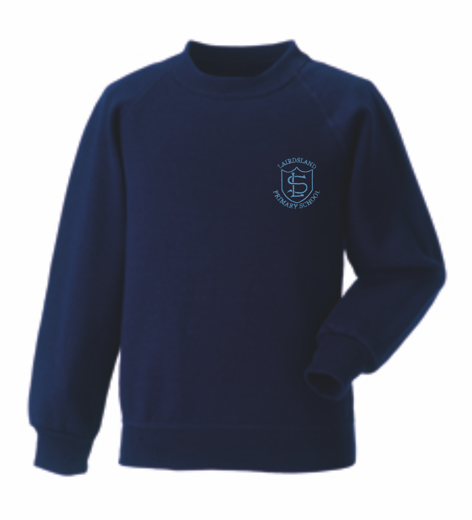 Lairdsland Primary School Crew Neck Sweatshirt Navy