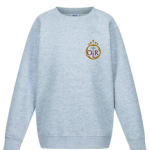 Our Lady of the Rosary PS Crew Sweat Heather Grey