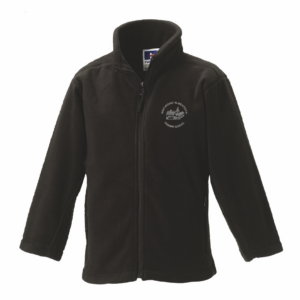 Kincardine-in-Menteith Primary School P7 Fleece Jacket Black with Badge