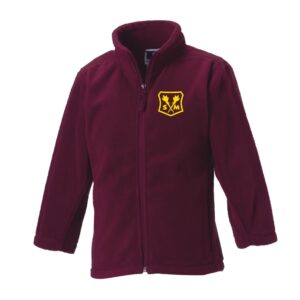 St Marthas PS Fleece Jacket Burgundy