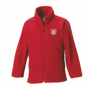 East Plean Primary School Fleece Jacket Classic Red
