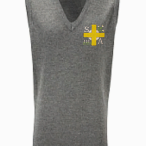 St Anthony's PS Slipover Mid Grey