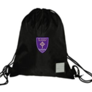 St John's Academy PS Gym Bag Black