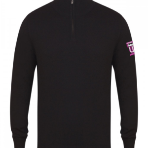 Wallace High School Black Quarter Zip Jumper