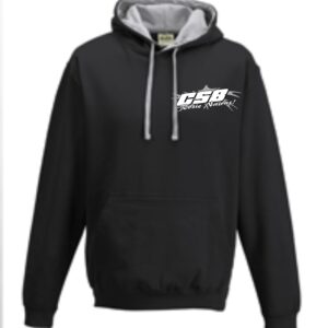 Central Scotland Autograss Hoodie Jet Black/Heather Grey