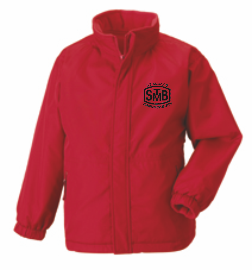 St Marys Bannockburn Primary School Winter Jacket Red