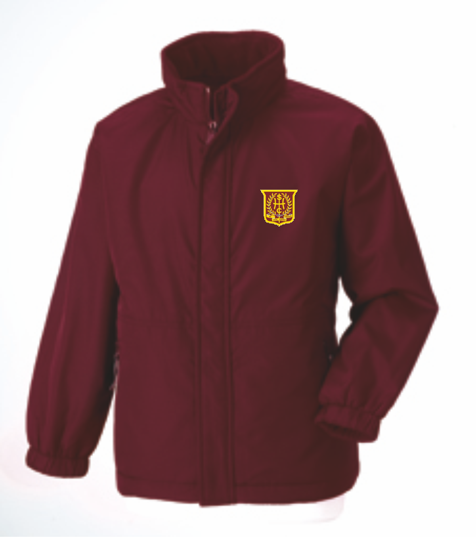 Holycross Primary School Winter Jacket Burgundy