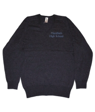 Monifieth High School Boys Knitted Jumper Black