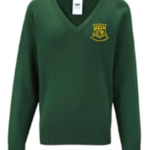St Patricks PS Kilsyth V-Neck Knitted Jumper Bottle