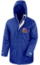 Kilsyth Primary School Waterproof Jacket Royal