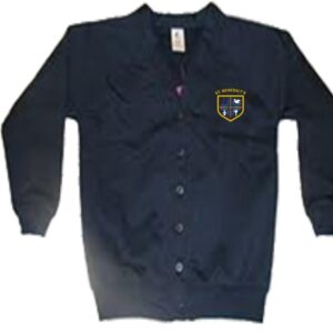 St Benedicts Primary School Knitted Cardigan Black
