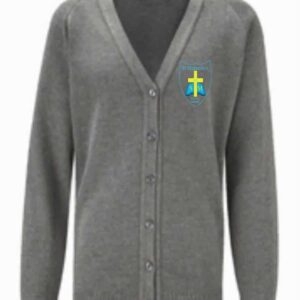 St Marnocks PS Knitted Cardigan Mid Grey