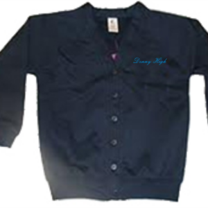 Denny High School Knitted Cardigan Black