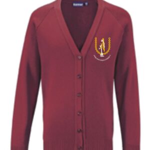 Our Lady & St Annes PS Knitted Cardigan Maroon