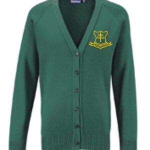 St Patricks PS Strathaven Knitted Cardigan Bottle